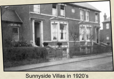 Sunnyside Villas in 1920’s